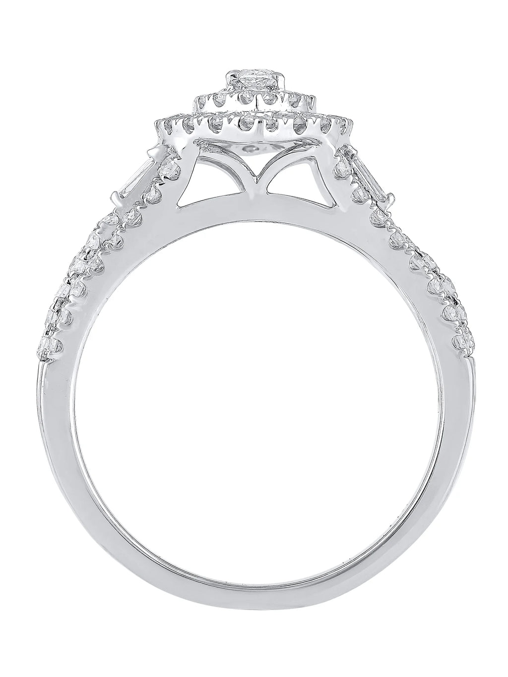 1 Carat T.W. Lab Grown Diamond Engagement Ring in Sterling Silver B574531