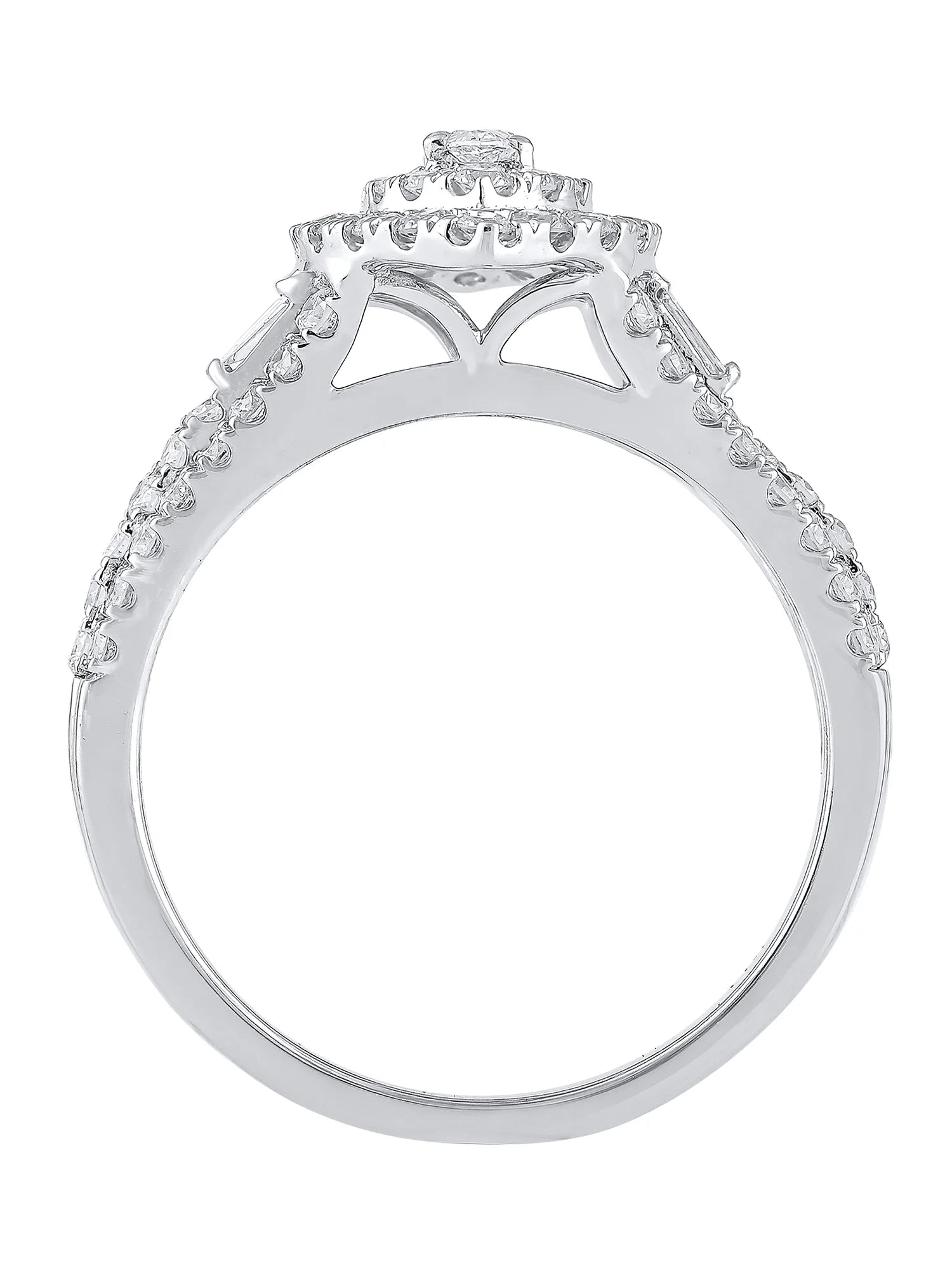 1 Carat T.W. Lab Grown Diamond Engagement Ring in Sterling Silver B574531
