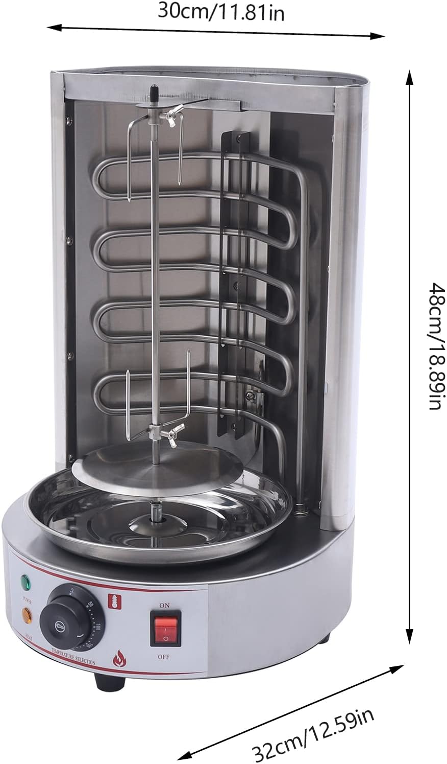 Stainless Steel Countertop Rotisserie Oven S820894
