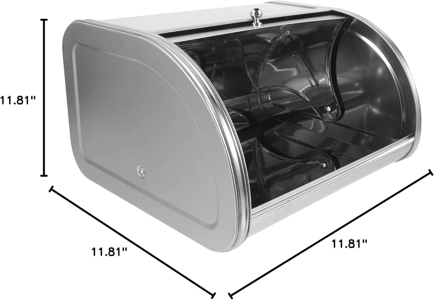Stainless Steel Bread Storage Container Box with Cover U818