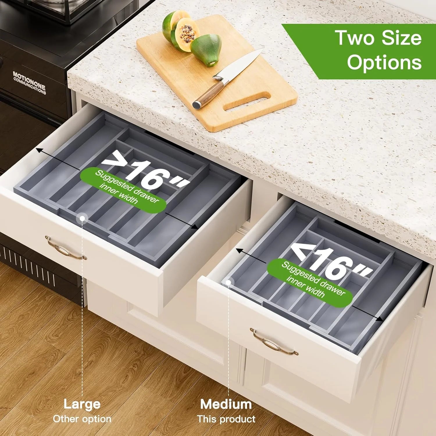 Bamboo Expandable Drawer Organizer U3644
