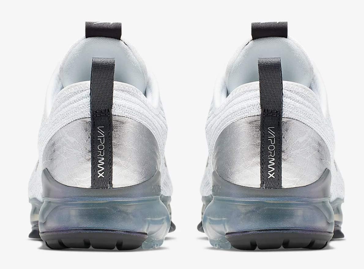 White Metallic Silver Running Sneakers Shoes G62508