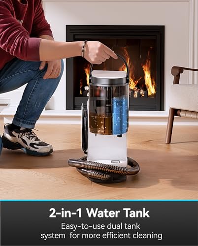Portable Carpet Cleaner with Steam, 18Kpa Suction L289407