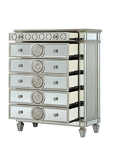 6-Drawer Mirrored Storage Chest Dresser P24970