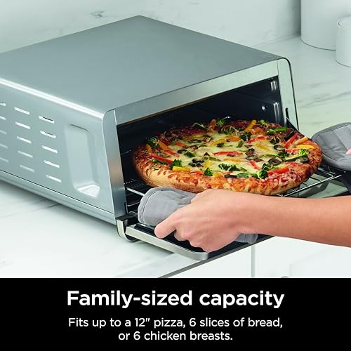 Silver Digital Air Fry Countertop Oven, 1800W, XL Capacity E224852