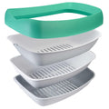 3 Sifting Tray Cat Litter Box with Non-Stick Coating G53211