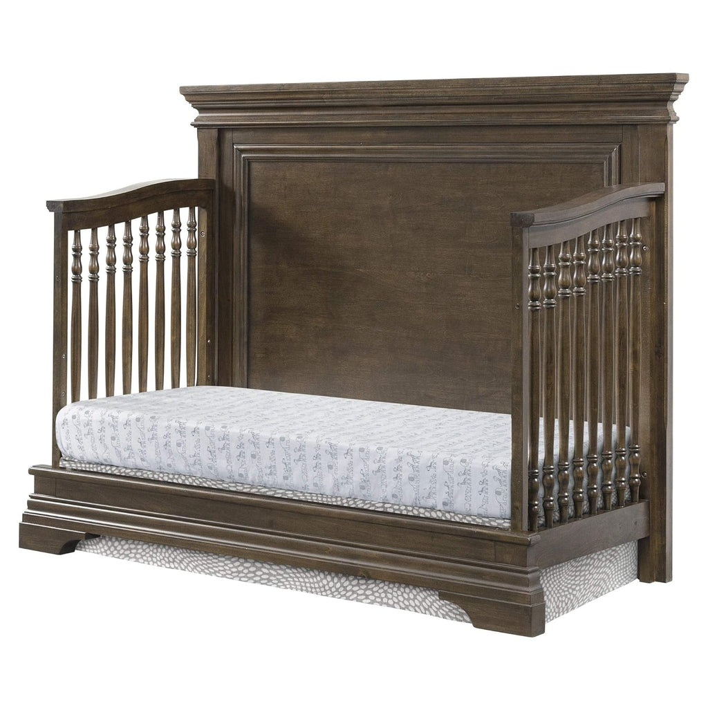 Brushed Rosewood Convertible Crib D684698