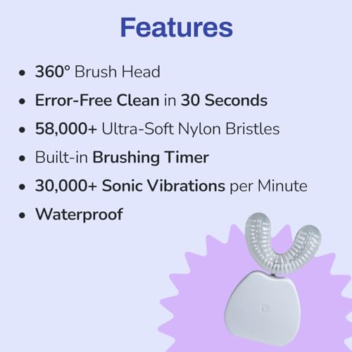 White Single-Sided Sonic Electric Toothbrush N2927