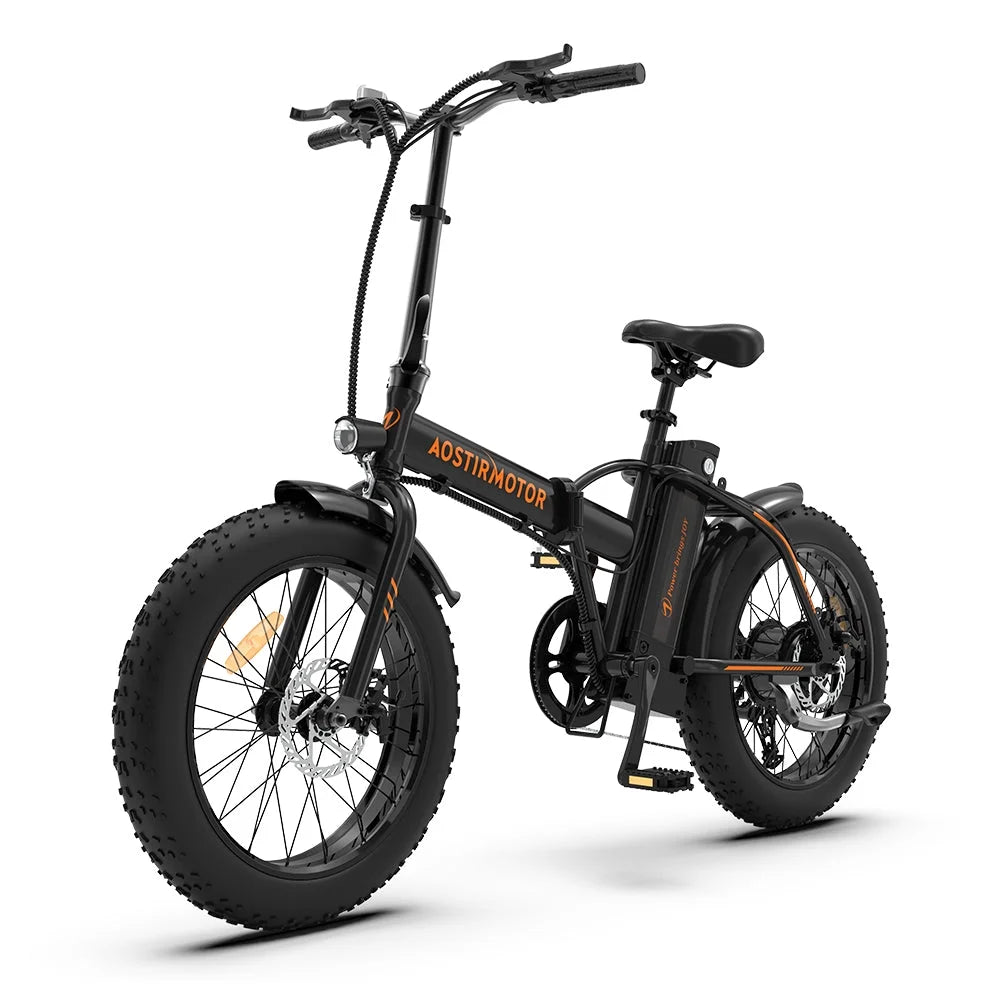 Folding Electric Bike 500W Motor 20" Fat Tire 36V/13Ah Li-Battery U61746