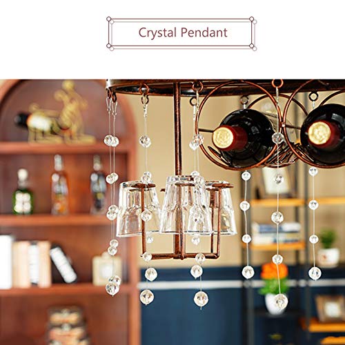 Black Iron Wall Mounted Wine Rack R41643