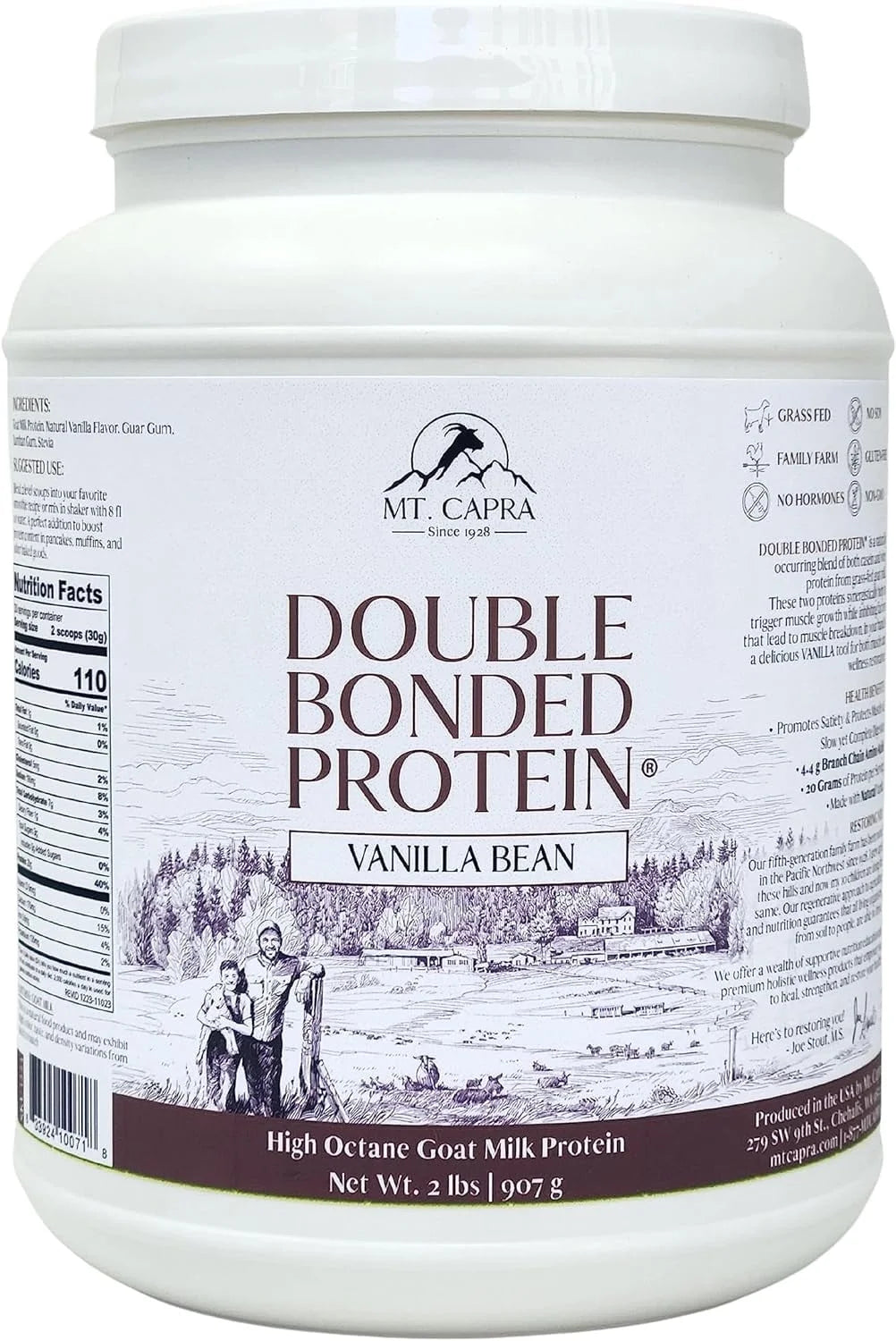 Double Bonded Protein Vanilla Bean - 2 lbs N781