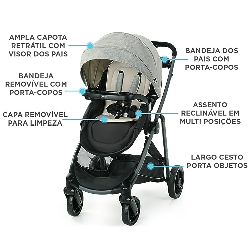 Graco Modes Element LX Travel System with Stroller and Infant Car Seat H68523
