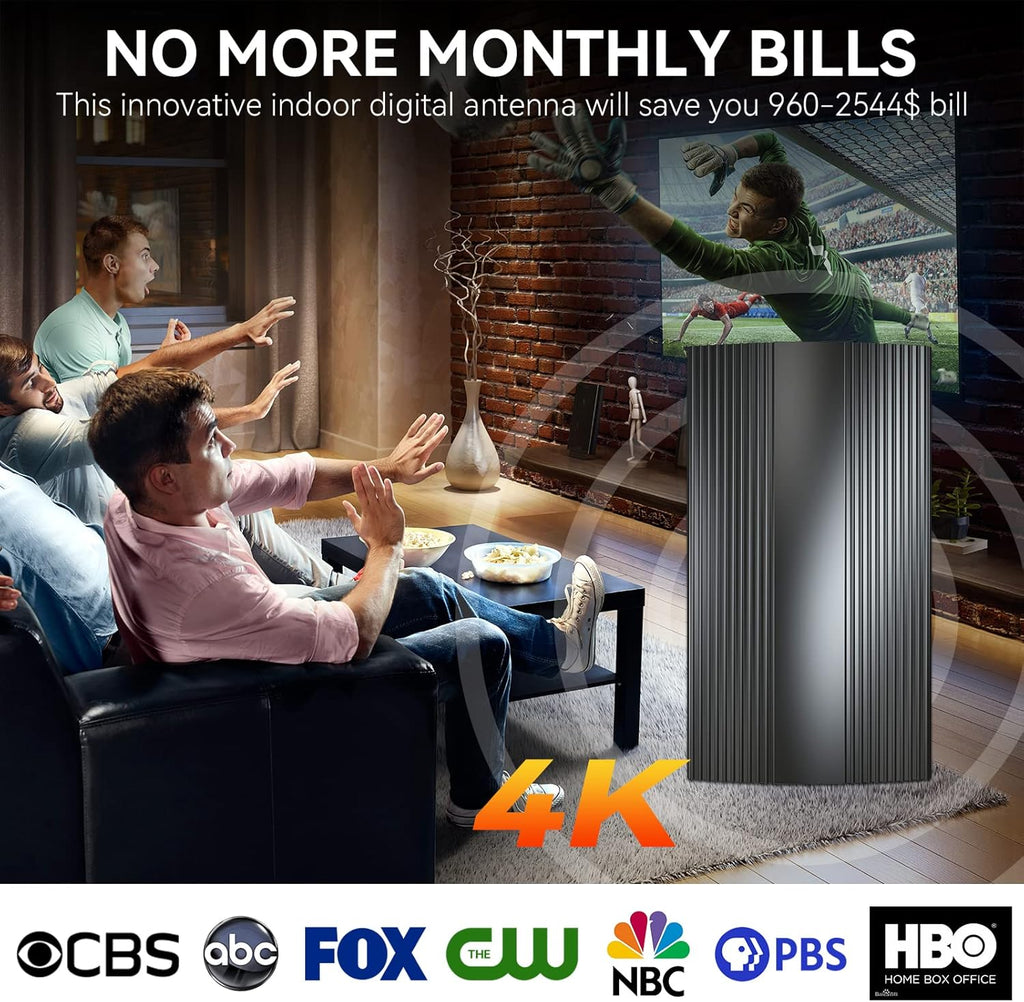 Digital HD TV Antenna with 28ft Coaxial Cable Y84064