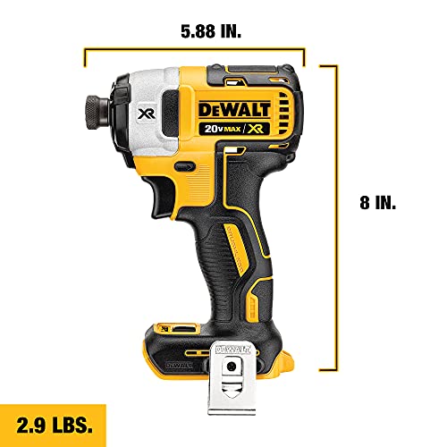 20V MAX XR Brushless Impact Driver, 3-Speed, 1/4-Inch, Tool Only R443