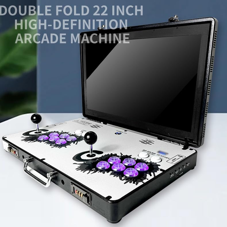 22 inch Screen Retro Electronic Game Console with Metal Box A419