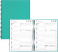 Green 5.2"x7.5" Undated Daily Planner H90238