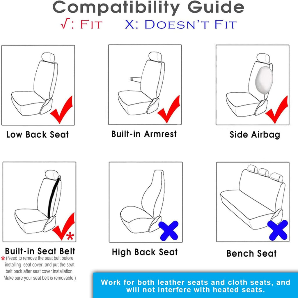 Black Genuine Australian Sheepskin Seat Cover C887