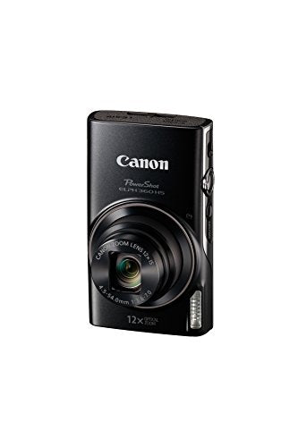 Silver PowerShot ELPH 360 Digital Camera with 12x Optical Zoom and Image Stabilization T691227