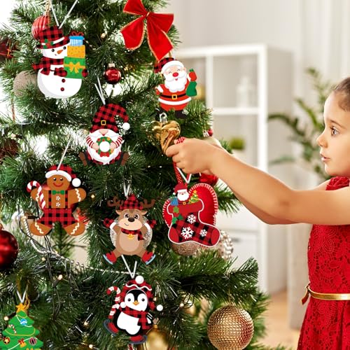 48 Sets Christmas Arts and Crafts DIY Ornaments Kit Q881