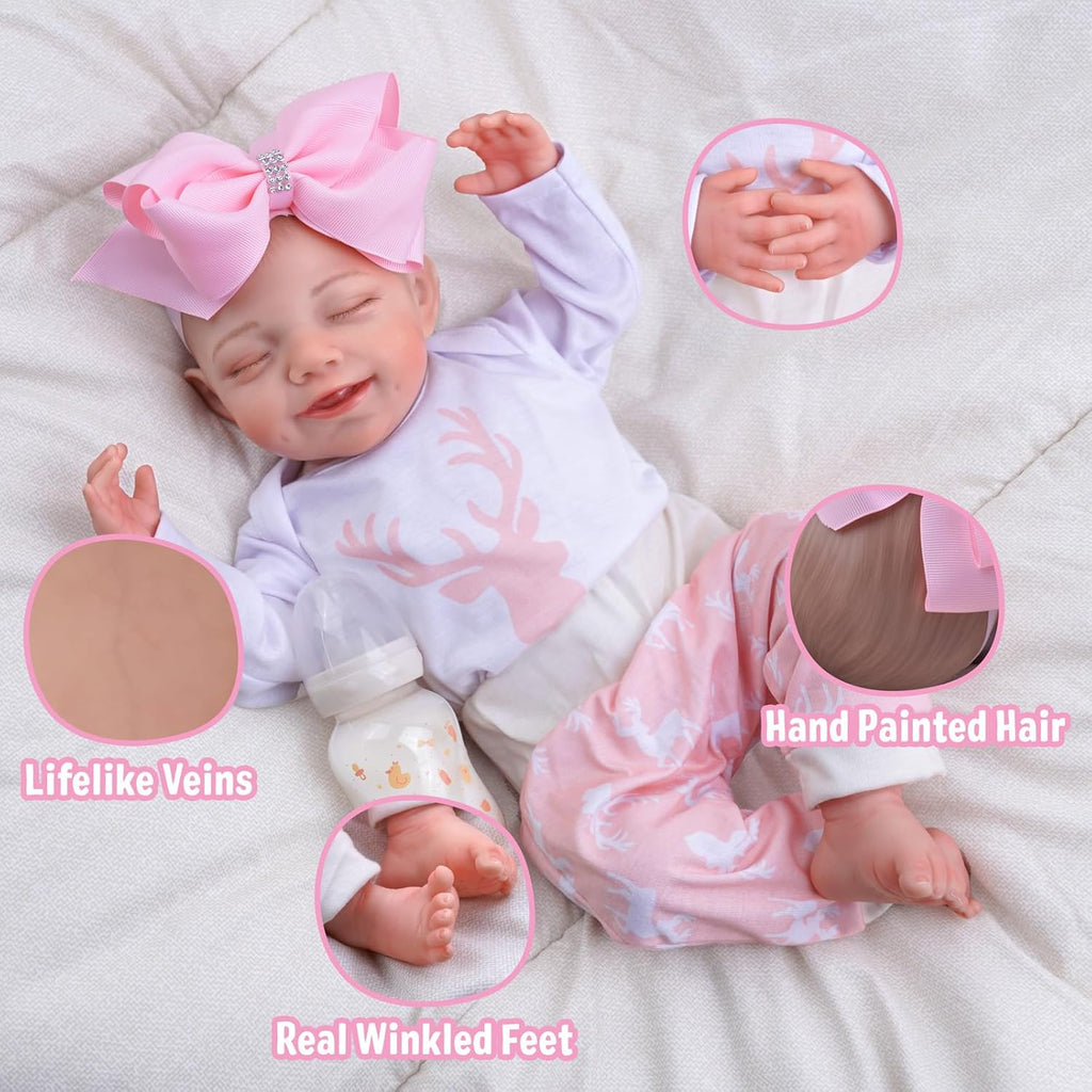 20-Inch Soft Cloth Reborn Baby Doll X193