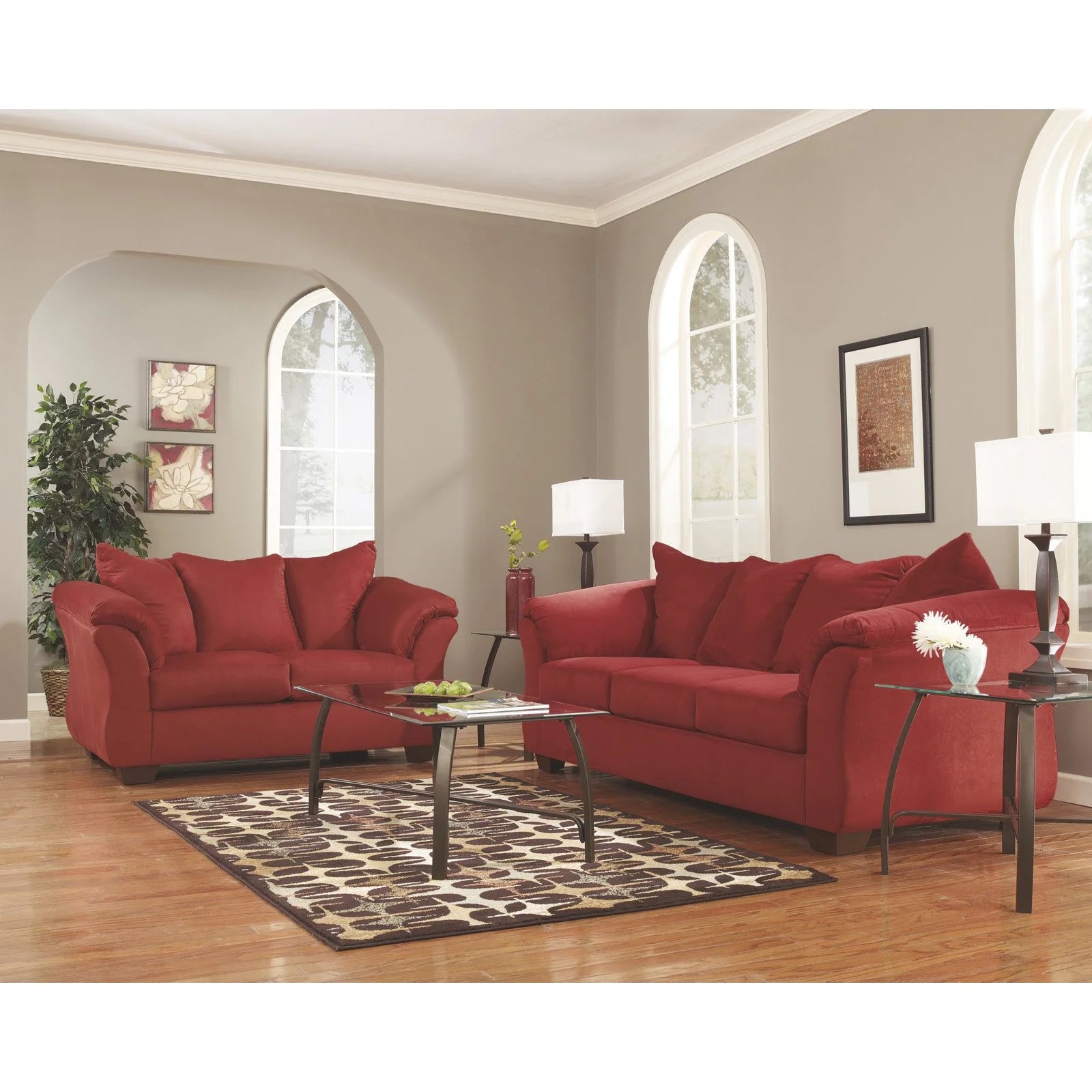 Blue Loveseat X72374