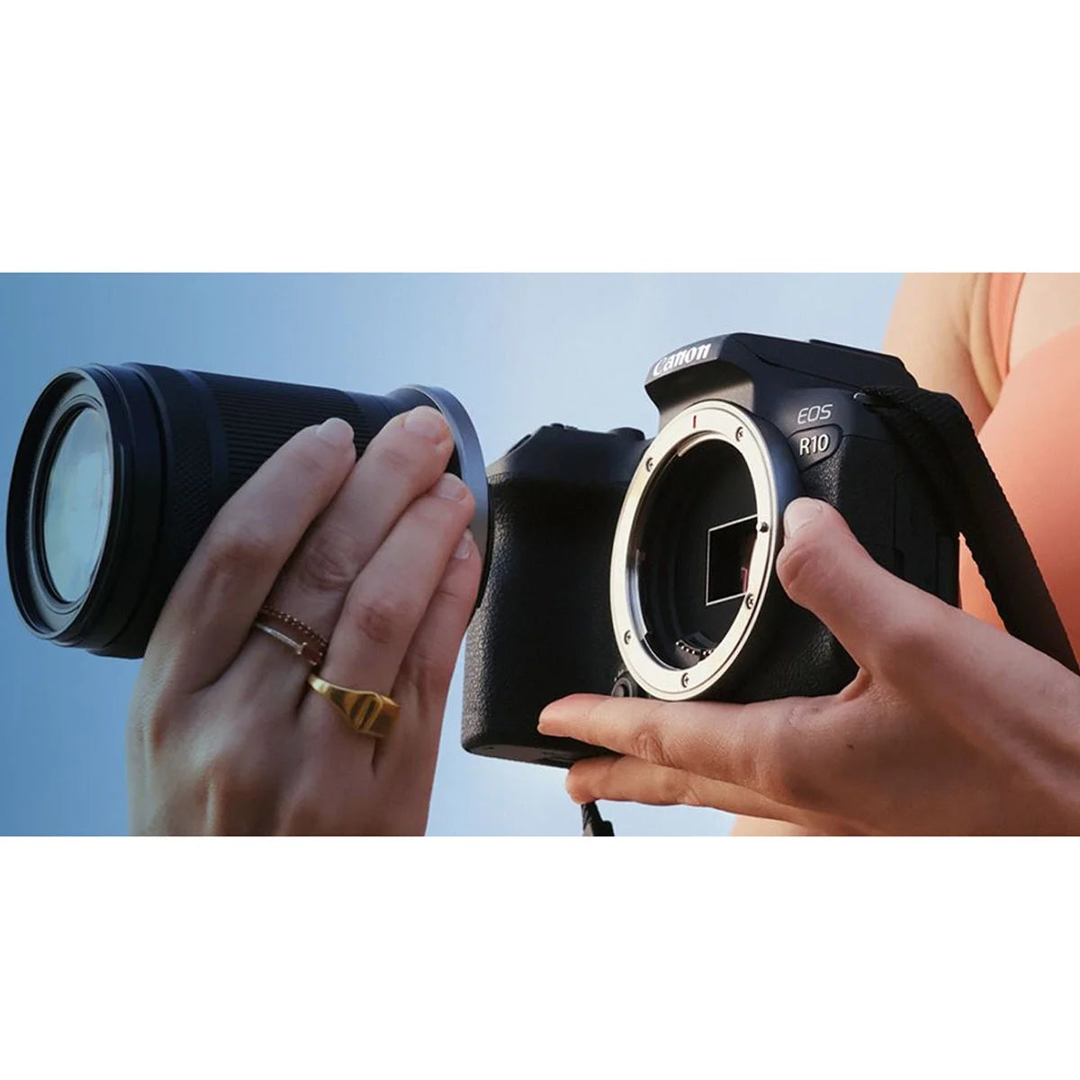 Mirrorless Vlogging Camera, 24.2 MP, 4K Video, RF-S18-45mm F4.5-6.3 is STM Lens U656