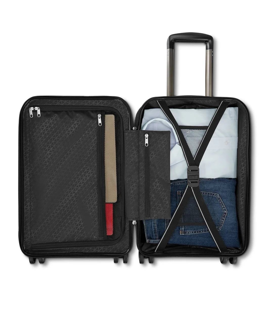 2-Piece Hardside Luggage Set Blue X888