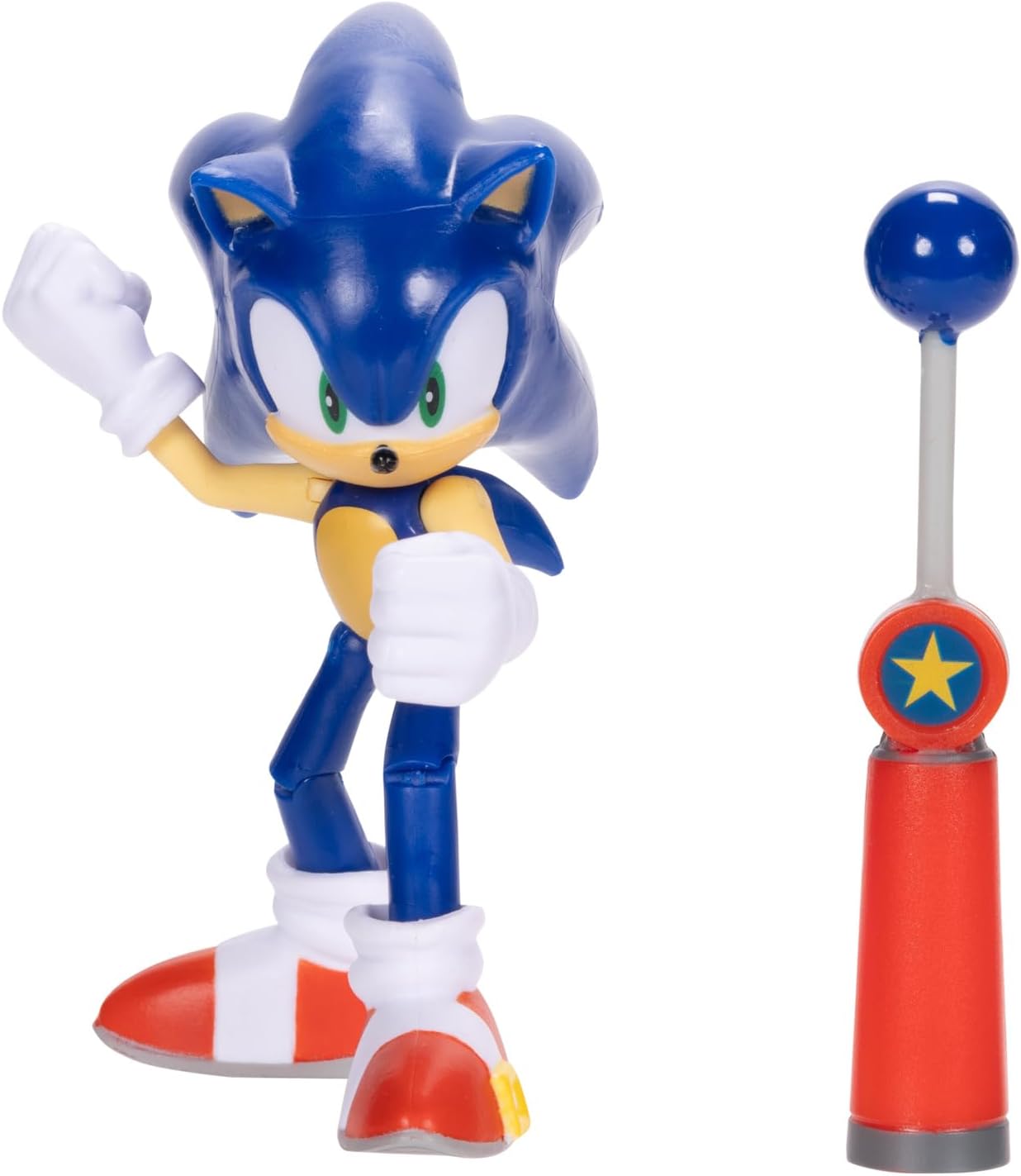 4-inch Sonic Action Figure with Blue Checkpoint Accessory M980