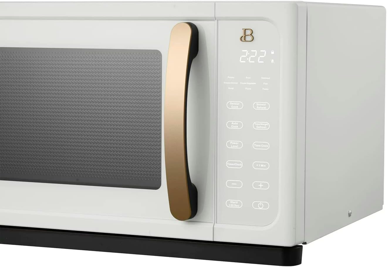 White 1.1 Cu ft 1000 Watt Sensor Microwave Oven W80628