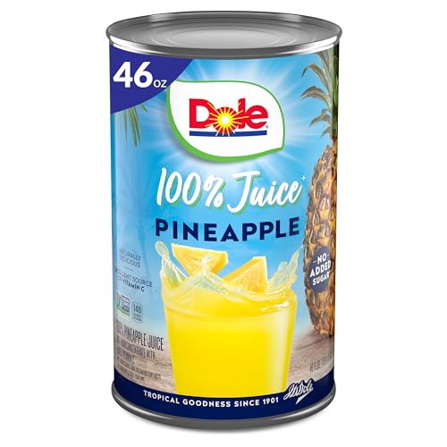 100% Pineapple Juice, 46 Ounce Cans (Pack of 6) X720