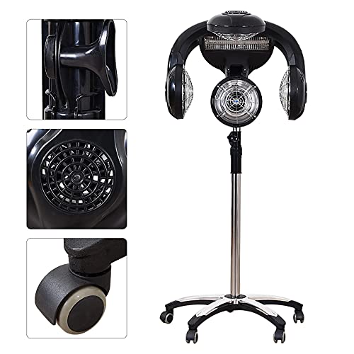 1250w Wall-Mount Hair Dryer with LCD Display G2597