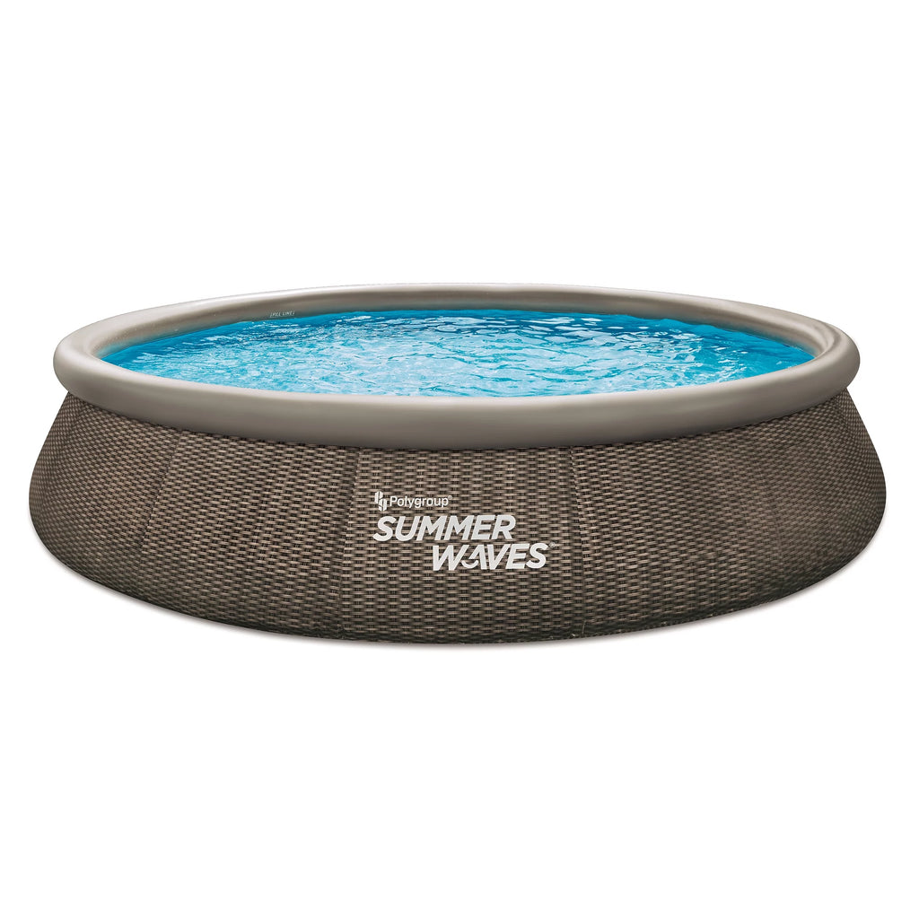 15 ft Dark Rattan Round Pool X650203