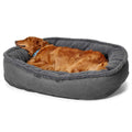 ComfortFill-Eco Wraparound Dog Bed with Fleece C87617