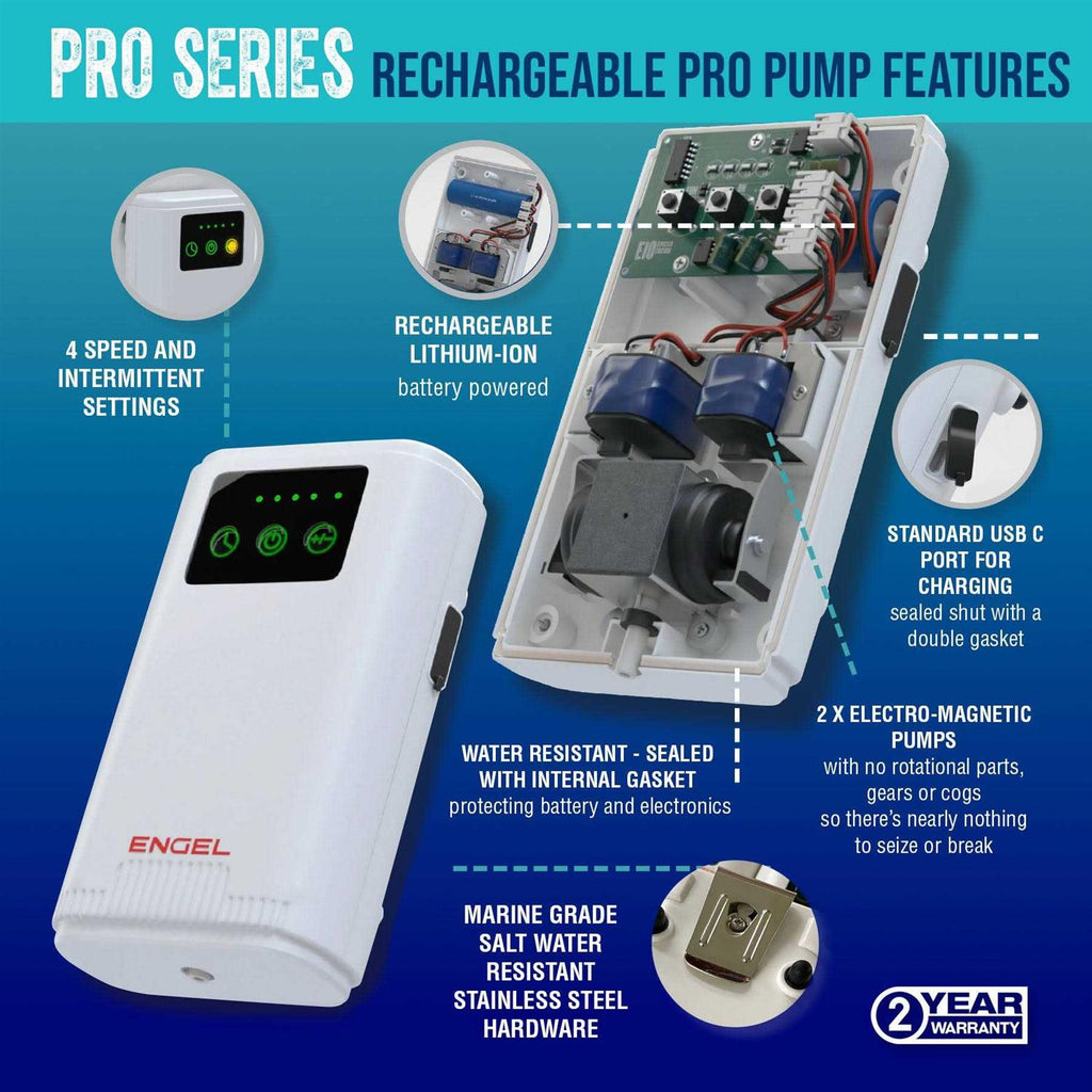 Live Bait Pro Cooler with Rechargeable Aerator & Stainless Hardware I667241