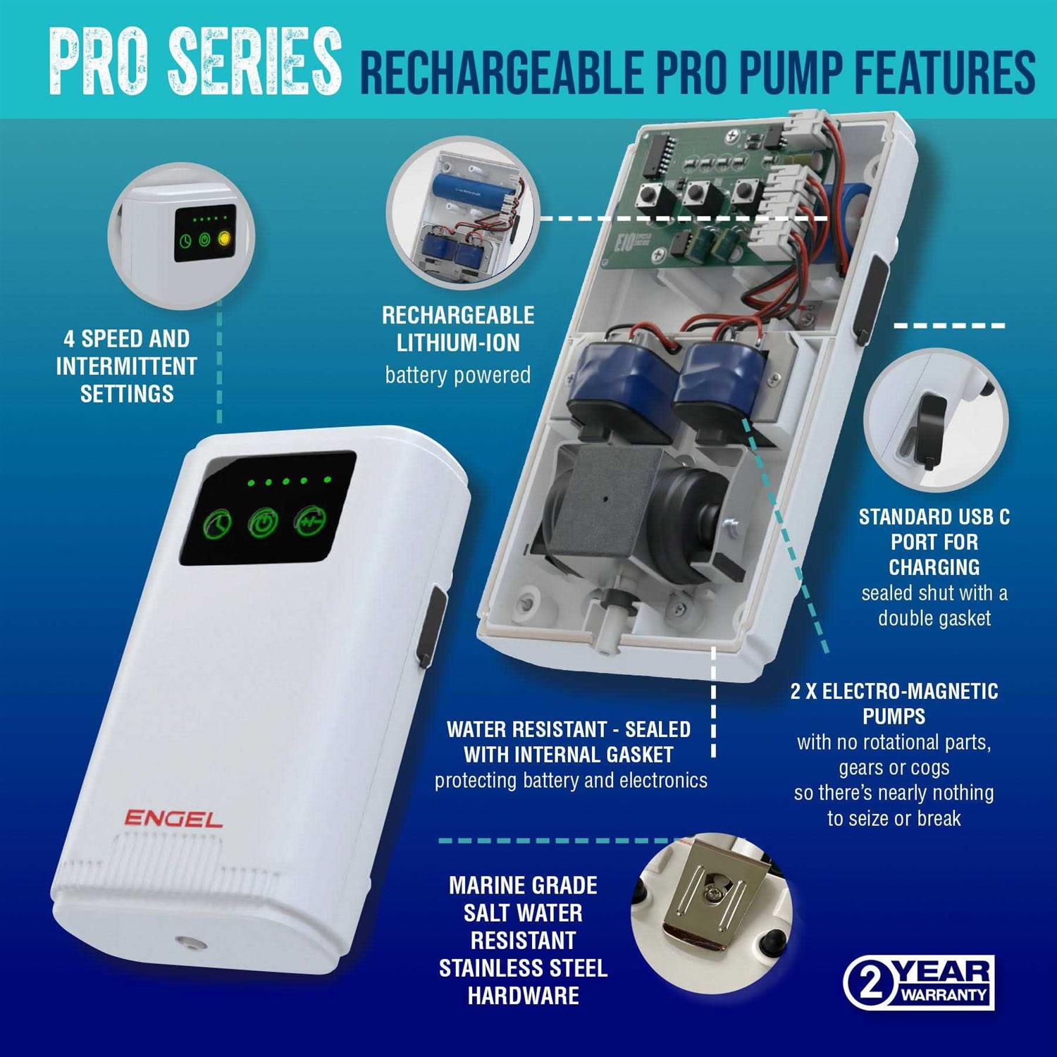 Live Bait Pro Cooler with Rechargeable Aerator & Stainless Hardware I667241
