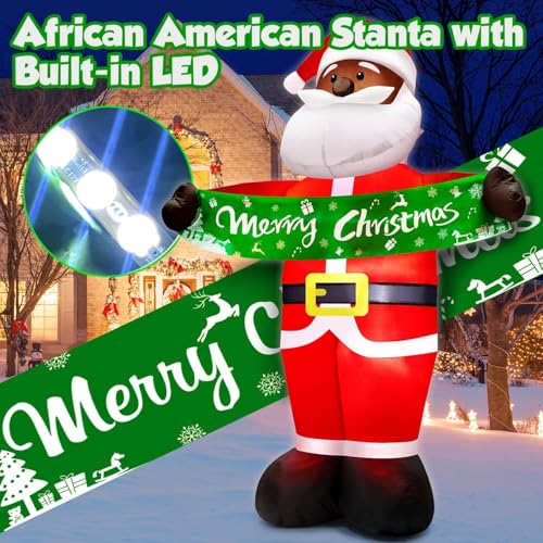 13FT Giant Dinosaur Christmas Inflatable Decorations with Built-in LED Lights D5032