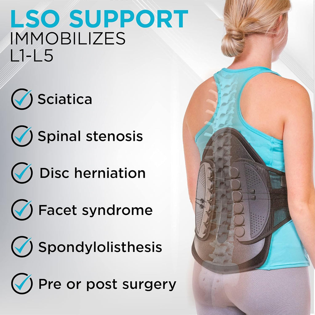 Rigid Lumbosacral Corset Belt with Pulley System N473797