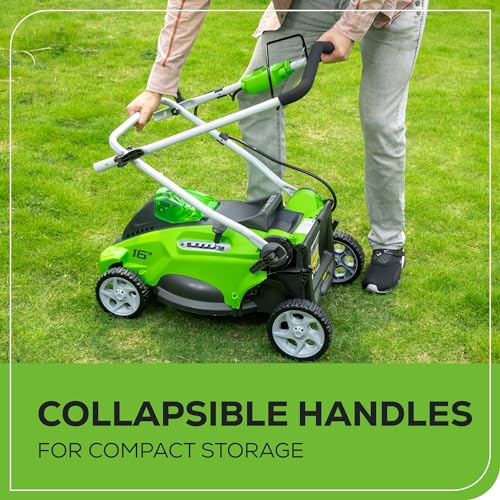 40V 21" Brushless Cordless Self-Propelled Lawn Mower with 5.0Ah Battery and Charger H464