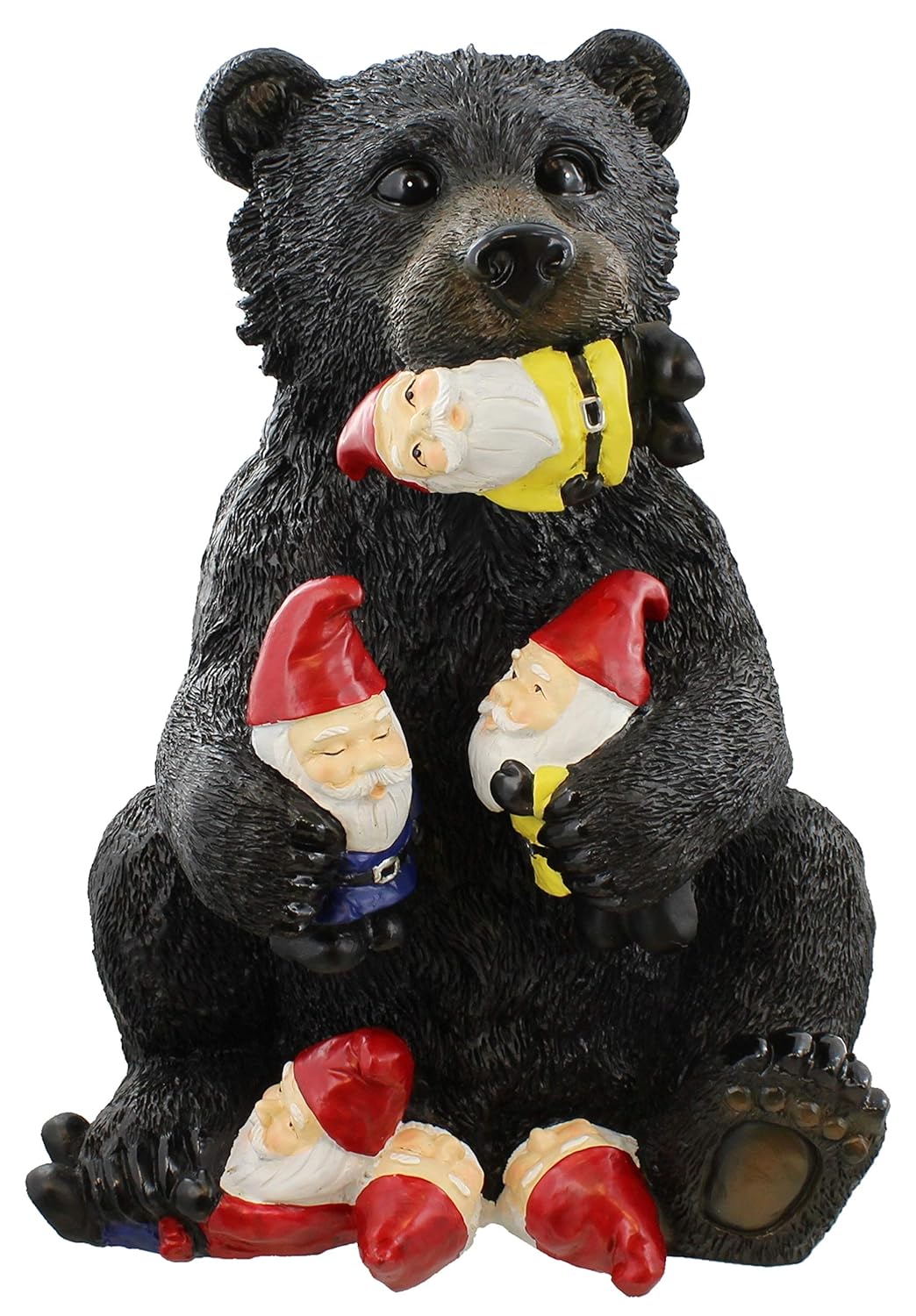 Black Bear Garden Gnome Statue R946