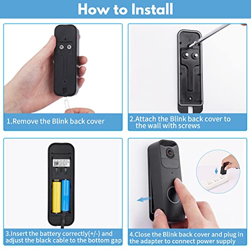 16.4ft Weatherproof Power Adapter for Video Doorbell P155