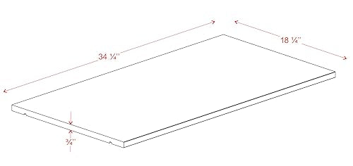 100% Solid Wood Shelf, Black Z6320