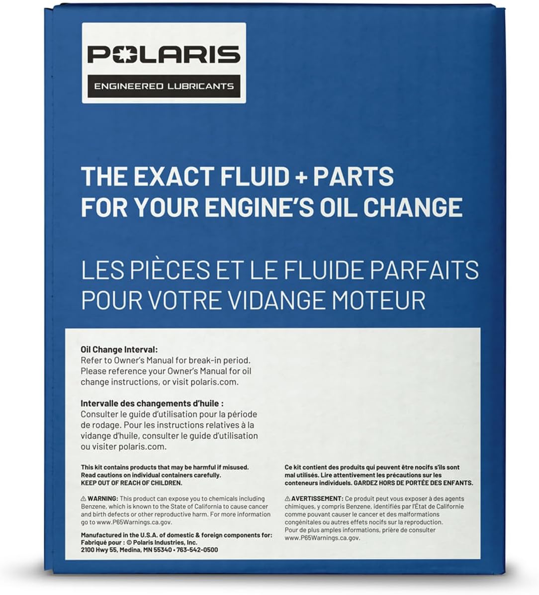 2.5 Quarts Full Synthetic Oil Change Kit with Oil Filter and Washer U527780
