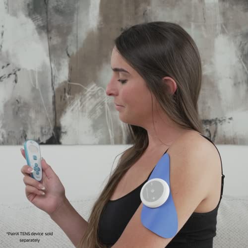 Wireless TENS Unit Muscle Stimulator with EMS Remote Control Rechargeable Electrode Pad W9825