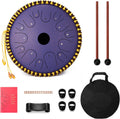 14 inch 14-Tone Carbon Steel Tongue Drum C-Key Hand Pan Drums R8453