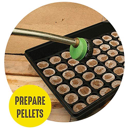 72 Cell 36mm Peat Pellets Seed Starting Tray Kit, 2 Pack C3954