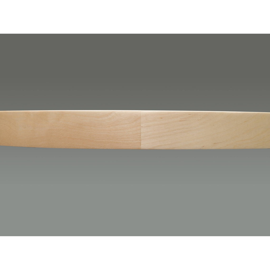 28x22 Banded Wood Pie-Cut Lazy Susan 2-Shelf O9331