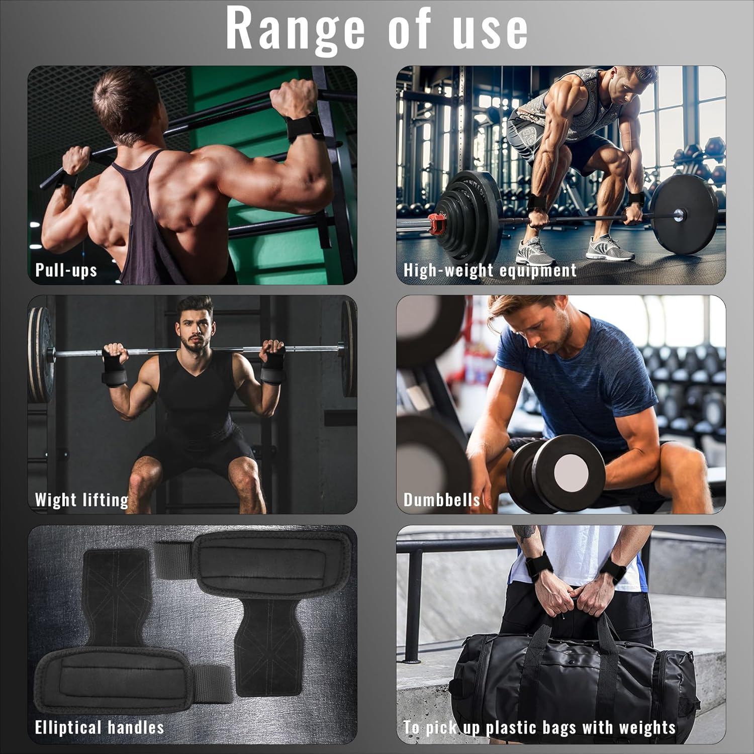 Durable Leather Weight Lifting Belt with Adjustable Buckle and Wrist Straps P11085