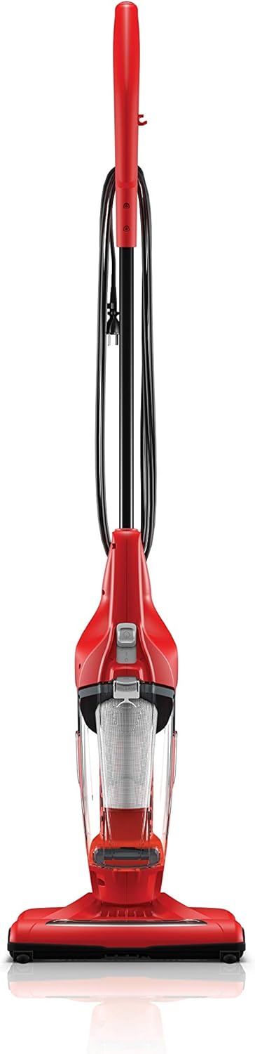 Red 3-in-1 Lightweight Corded Bagless Stick Vacuum Cleaner with Handheld X52826