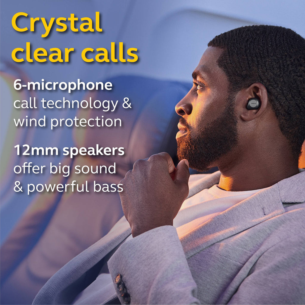 Titanium Black Bluetooth Wireless Noise-Canceling In-Ear Earphones O172096