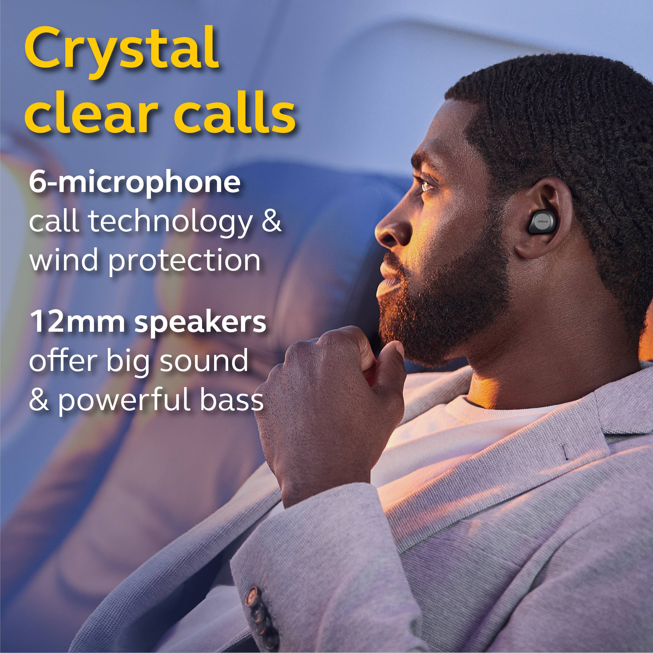 Titanium Black Bluetooth Wireless Noise-Canceling In-Ear Earphones O172096
